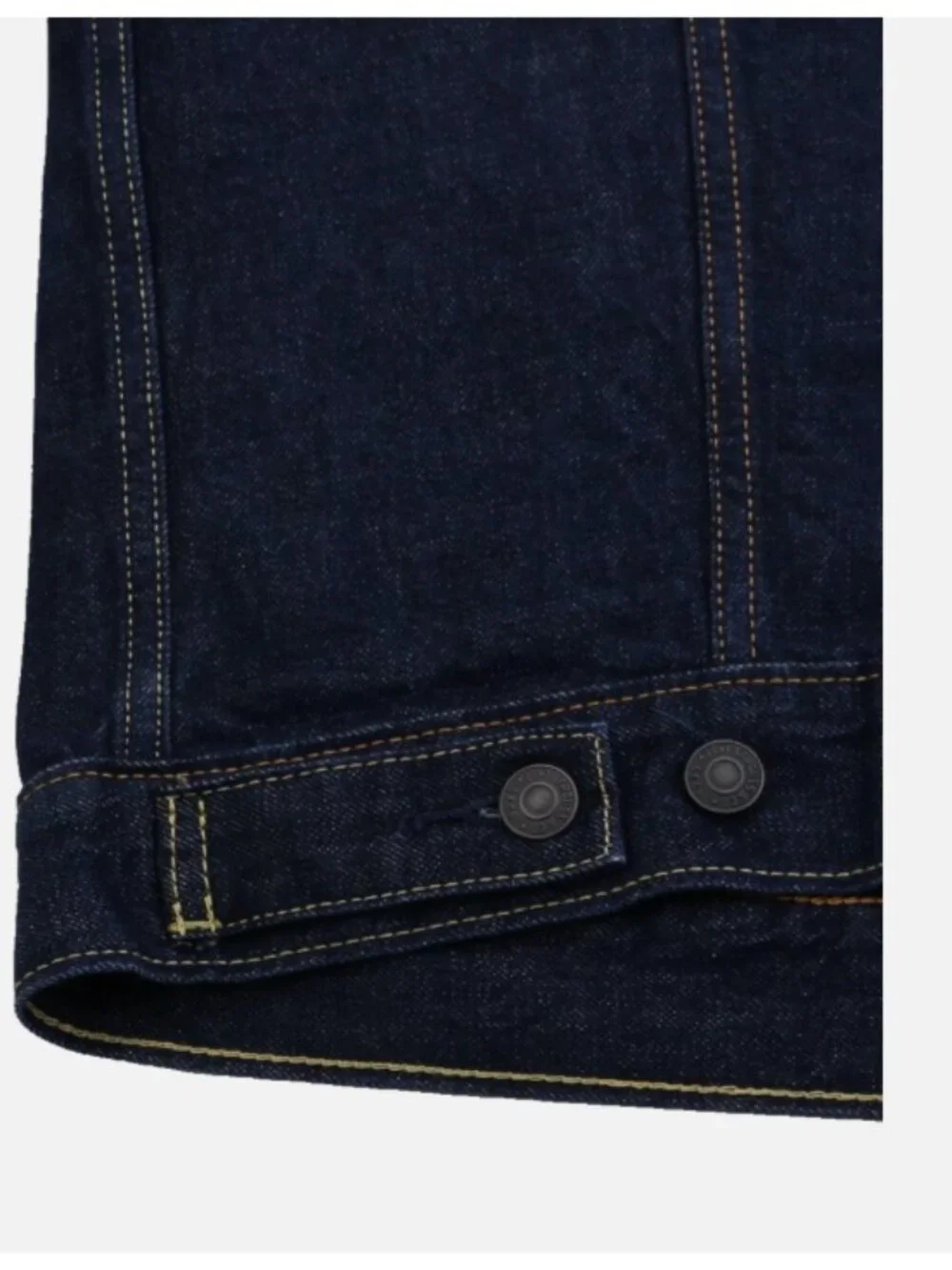 Levi's Premium Men's Trucker Denim Jacket Relaxed Dark Wash 100% Cotton Size XL